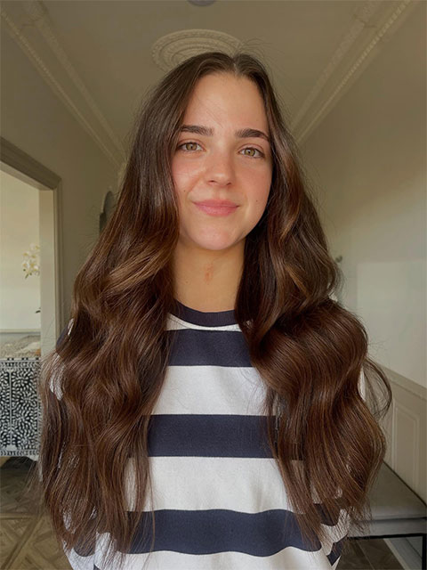 Hair extension transformation