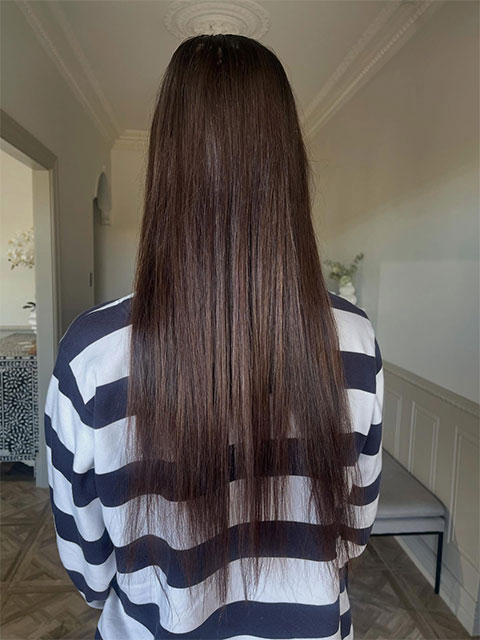 Hair extension transformation