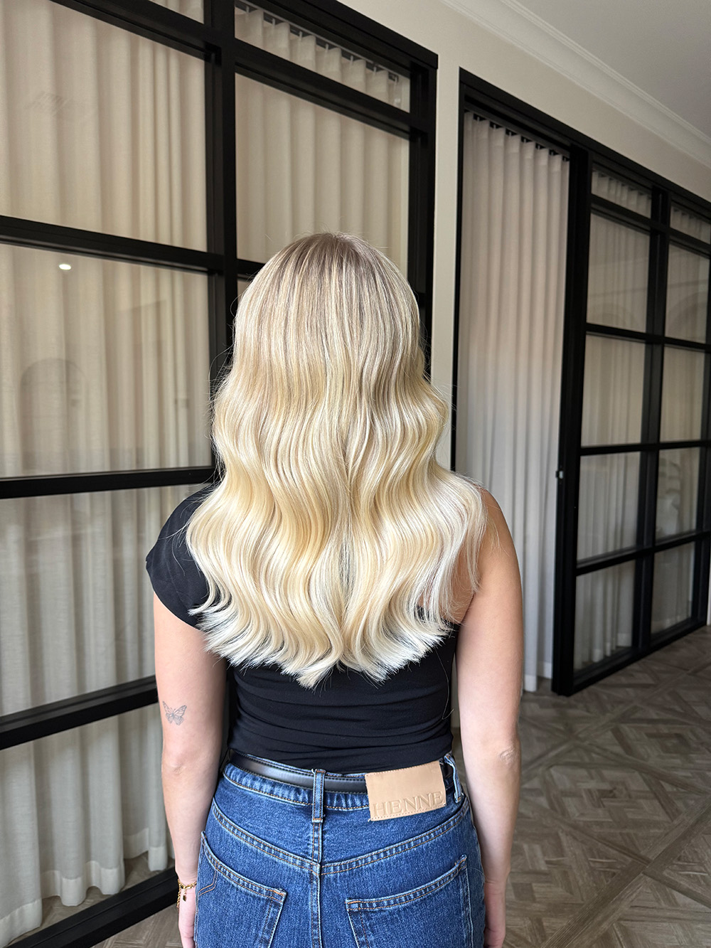 Hair extension transformation