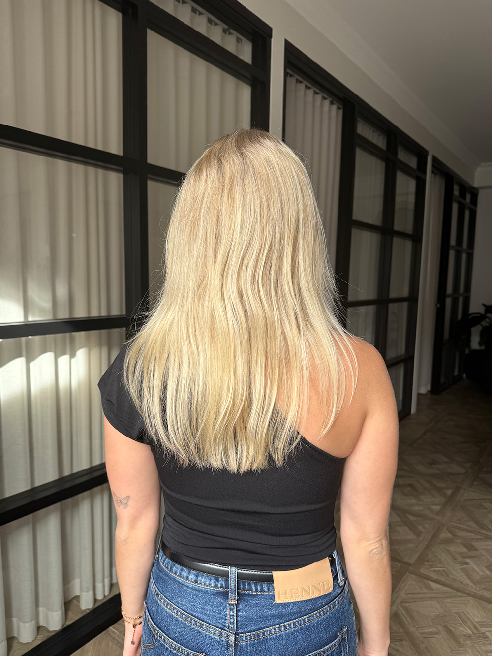 Hair extension transformation