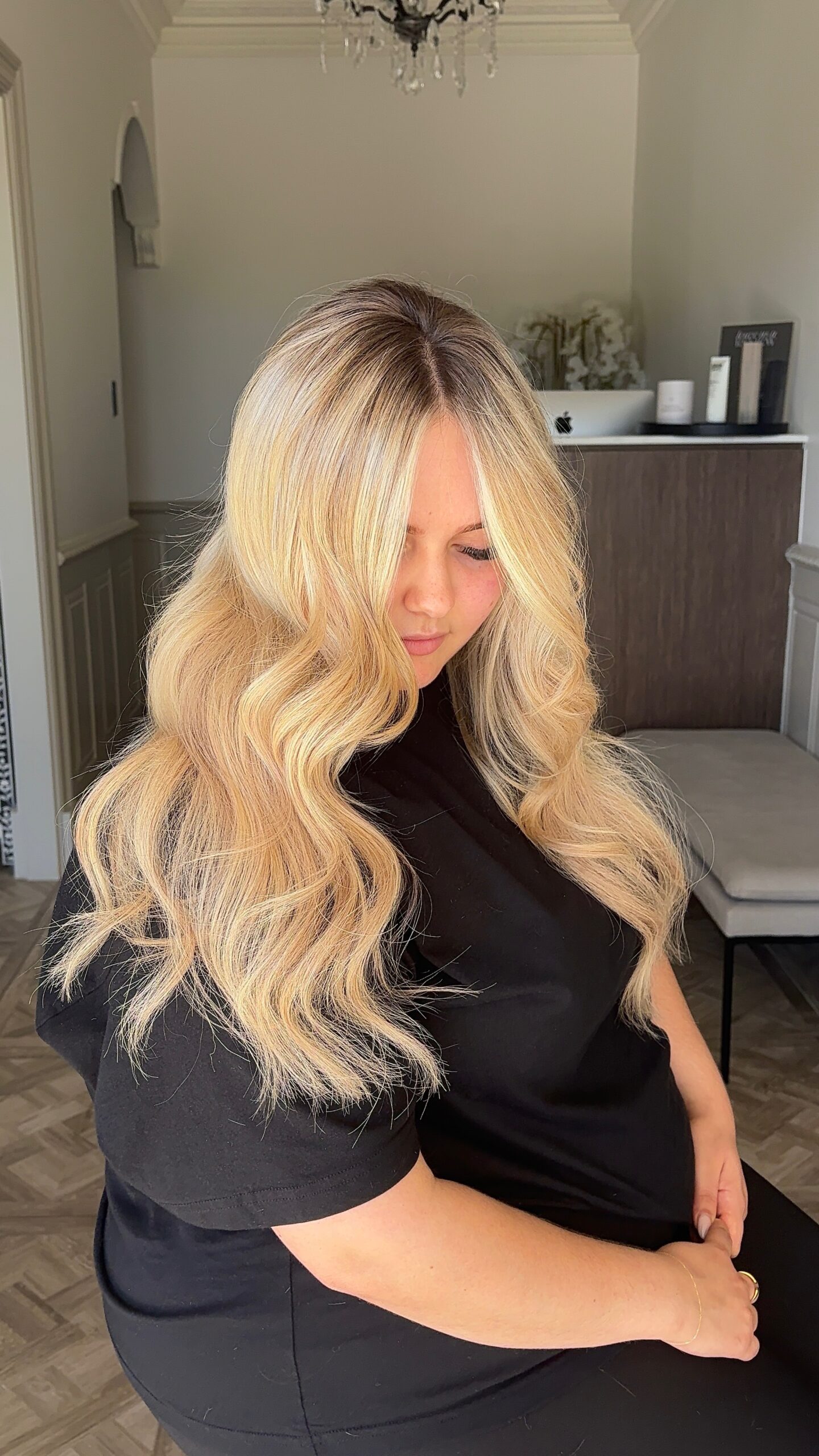 Hair extension transformation
