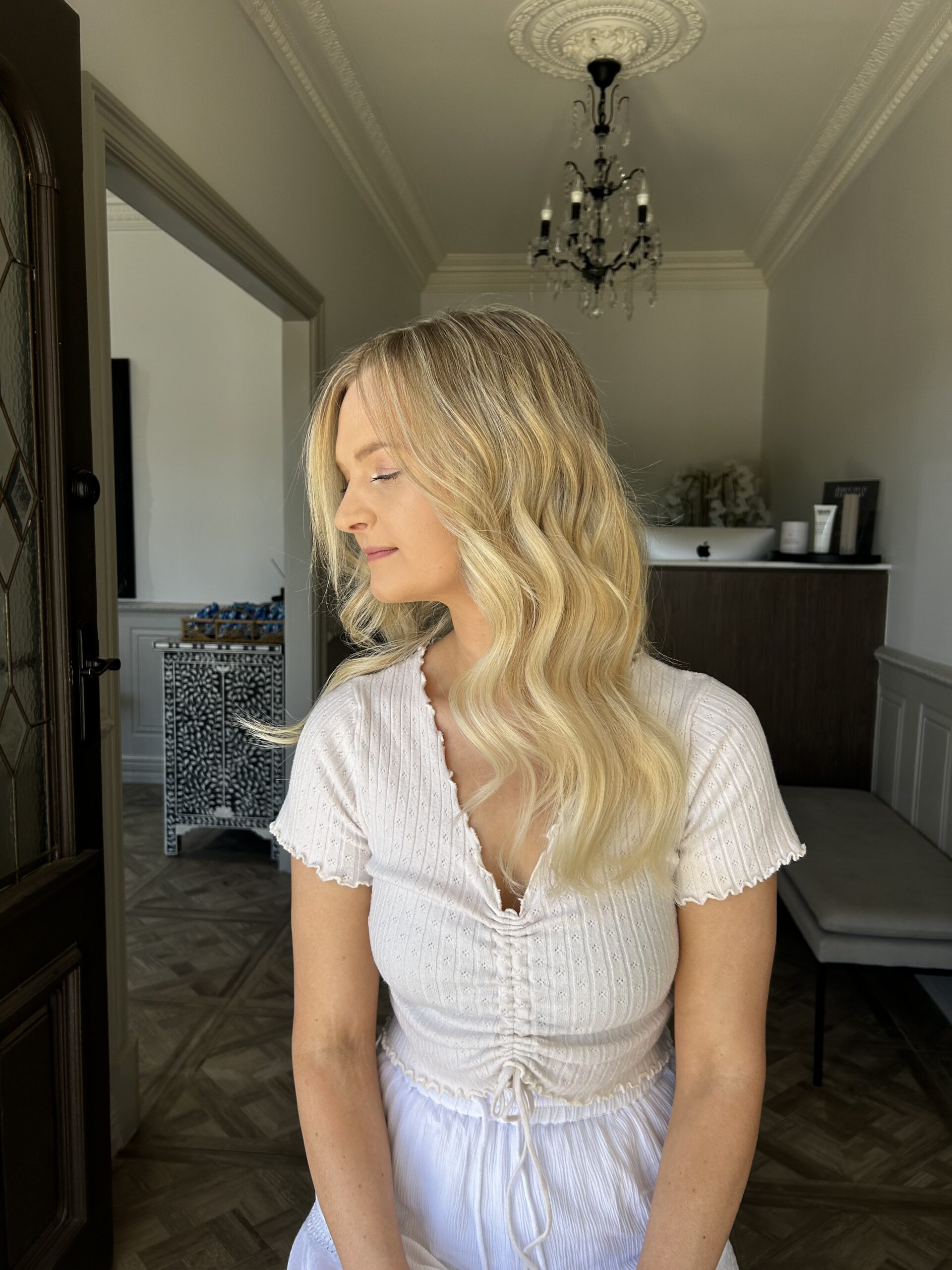 Hair extension transformation